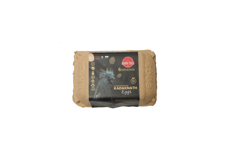 Ultra-Nutritious Kadaknath Eggs with 18 Essential Amino Acids–100% Organic- 30% Less Cholesterol