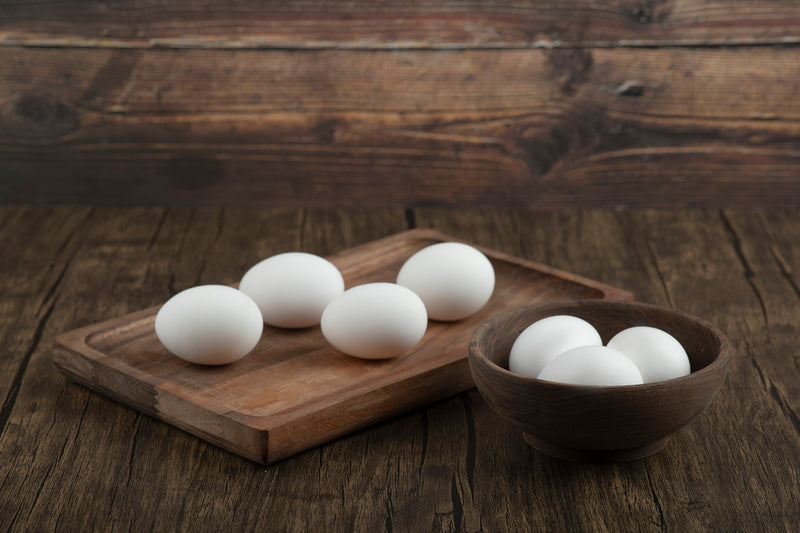 Herb Enriched Premium White Eggs - 100% Organic- 30% Less Cholesterol