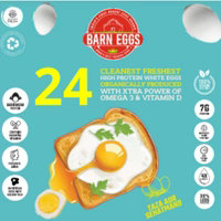 Herb Enriched Premium White Eggs- 100% Organic- 30% Less Cholesterol