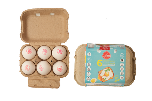 Herb Enriched Premium White Eggs- 100% Organic- 30% Less Cholesterol