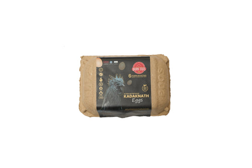 Ultra-Nutritious Kadaknath Eggs with 18 Essential Amino Acids–100% Organic- 30% Less Cholesterol
